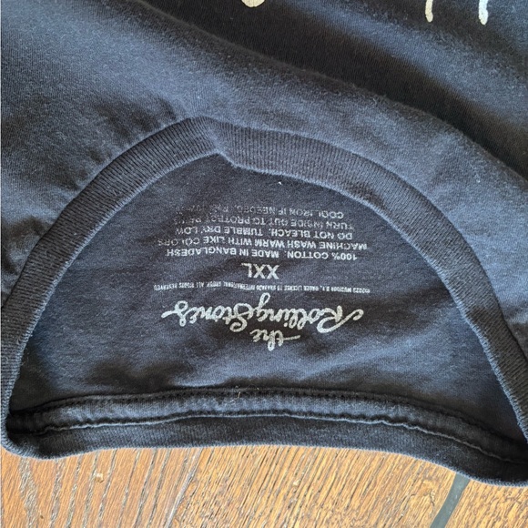 Rolling Stones Black Graphic T-Shirt - Picture 3 of 6